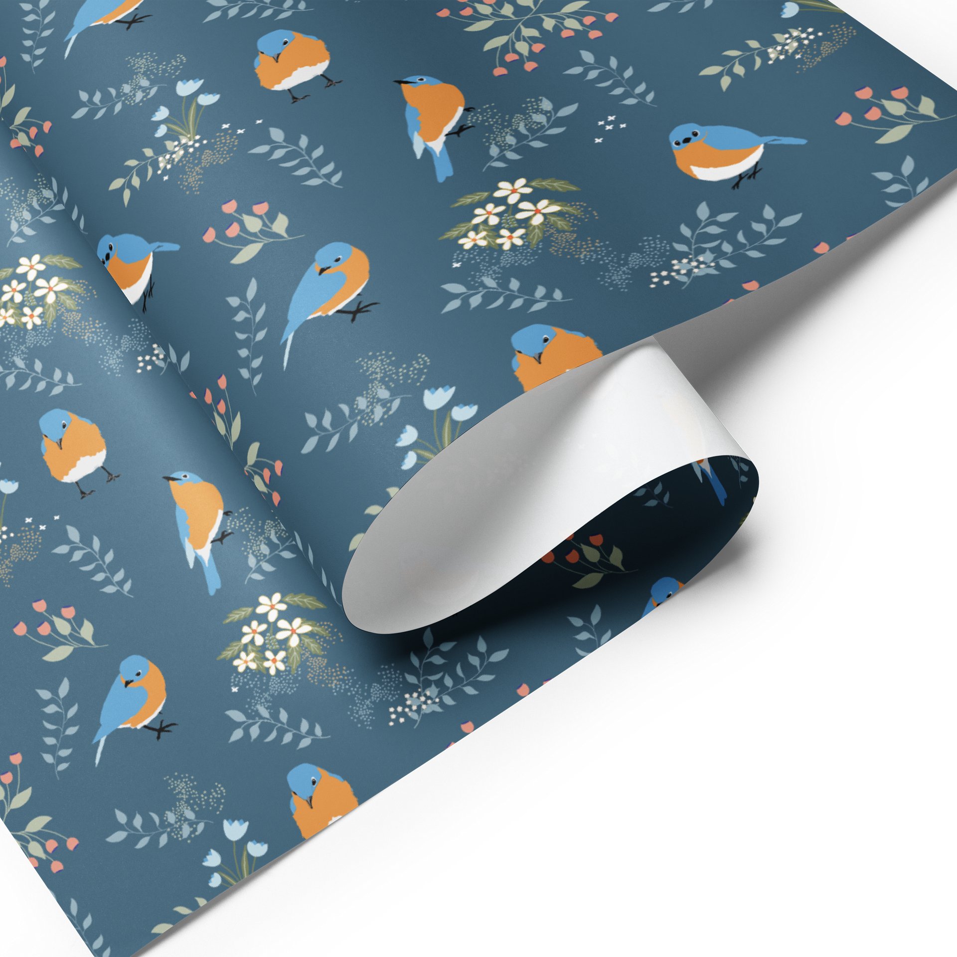 Bluebird Wrapping Paper Set 1 in Blue product image (6)