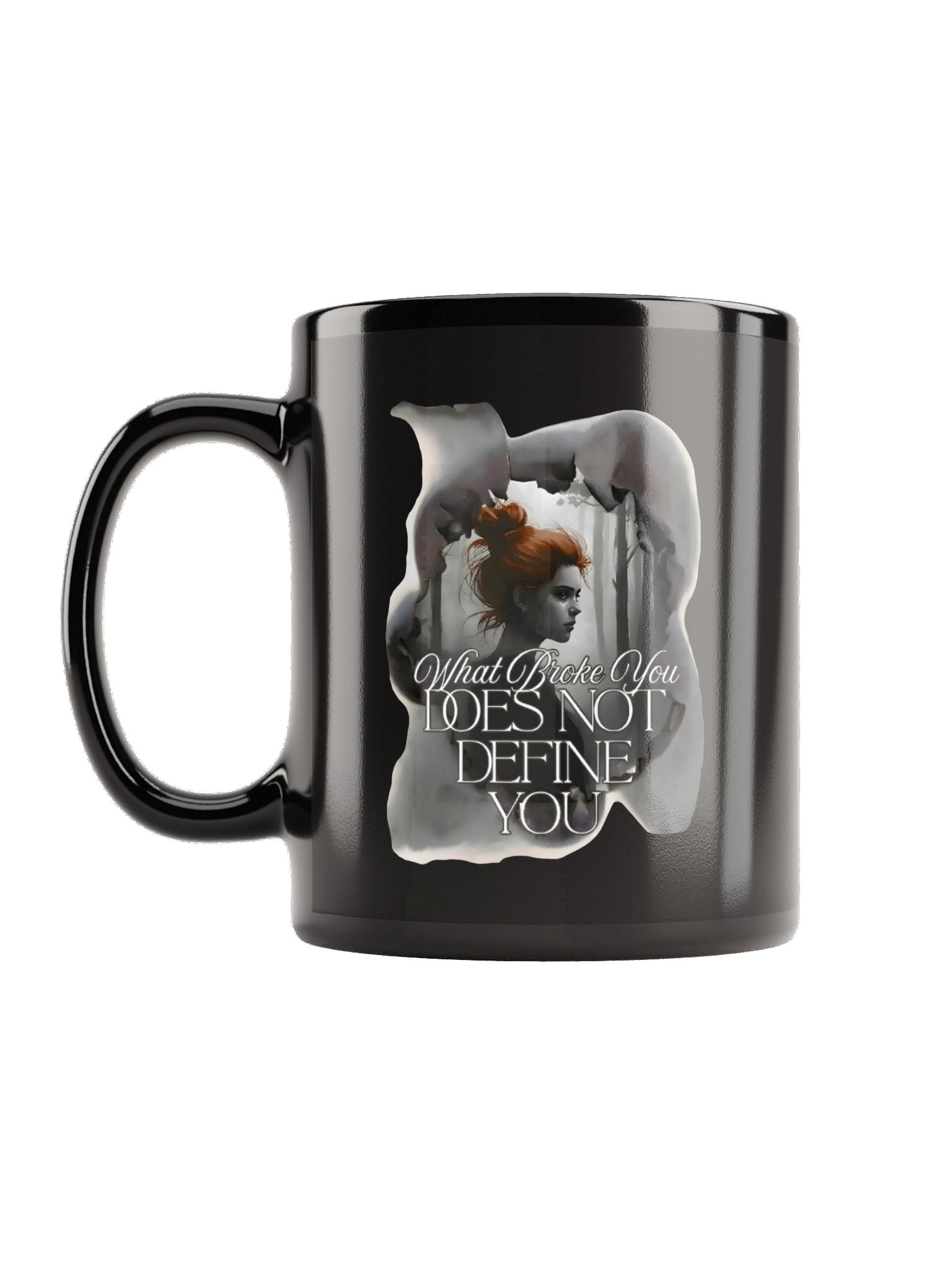 Mind Matter- What Broke You Doesn’t Define You - Black Mug product image (1)