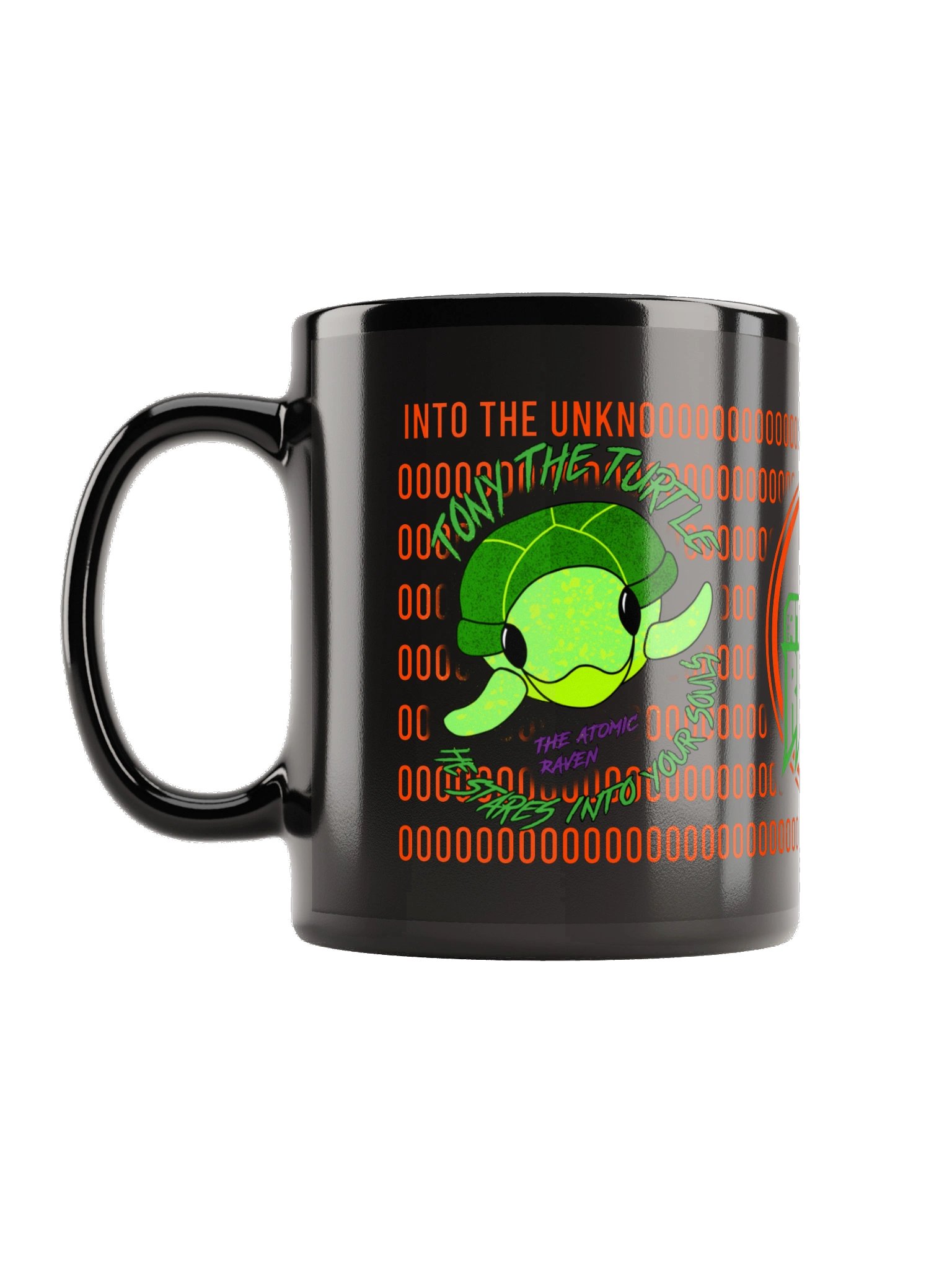 Tony The Turtle Black Mug product image (1)