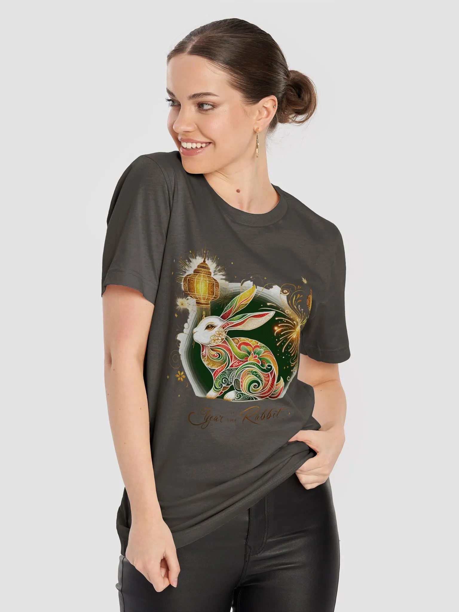 Luminous Rabbit Lantern T-Shirt product image (54)