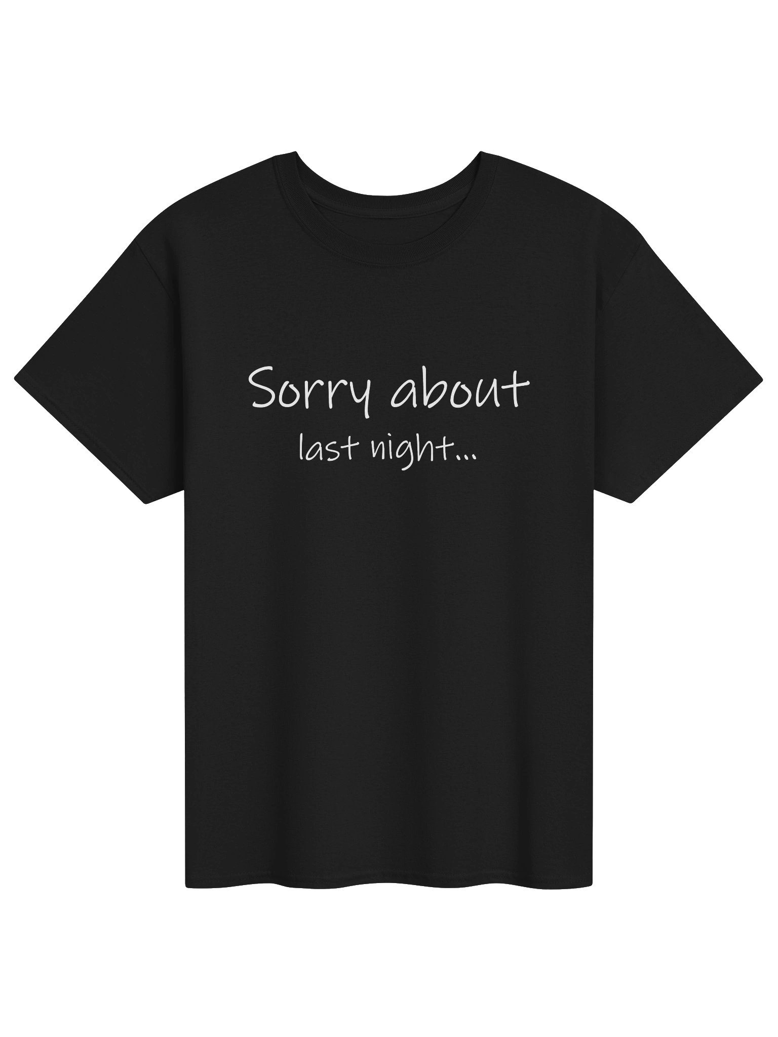 Sorry About Last Night Heavyweight Tee product image (4)