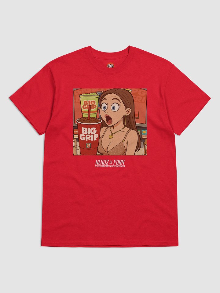 Shocked P*rn Face Tee (red) product image (1)