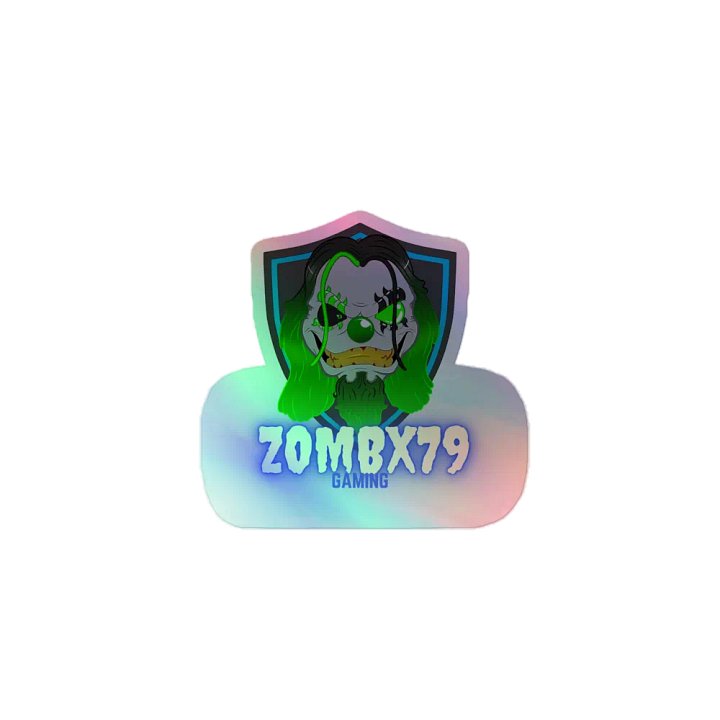 zomb holo sticker product image (1)