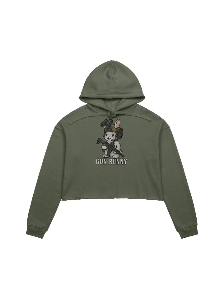 Women's Gun Bunny Crop Hoodie product image (1)