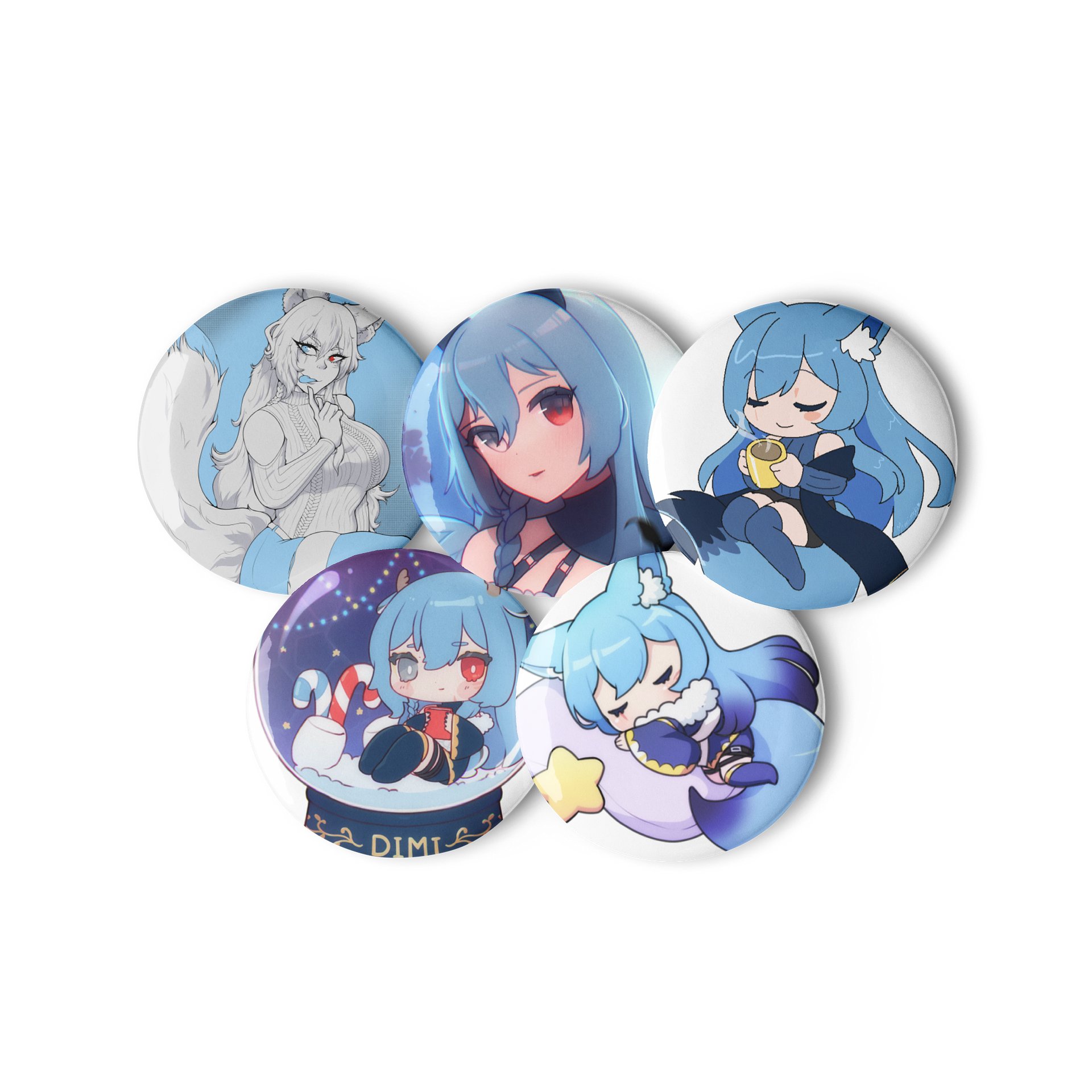 5 Dimi Pins Set product image (3)