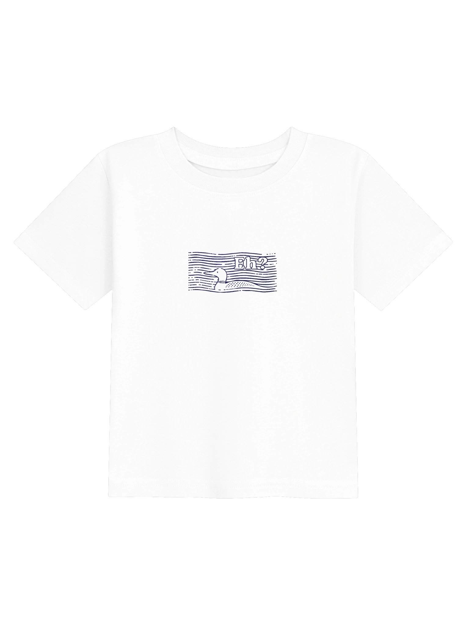 Eh? Loon Embroidered Baby Tee product image (1)