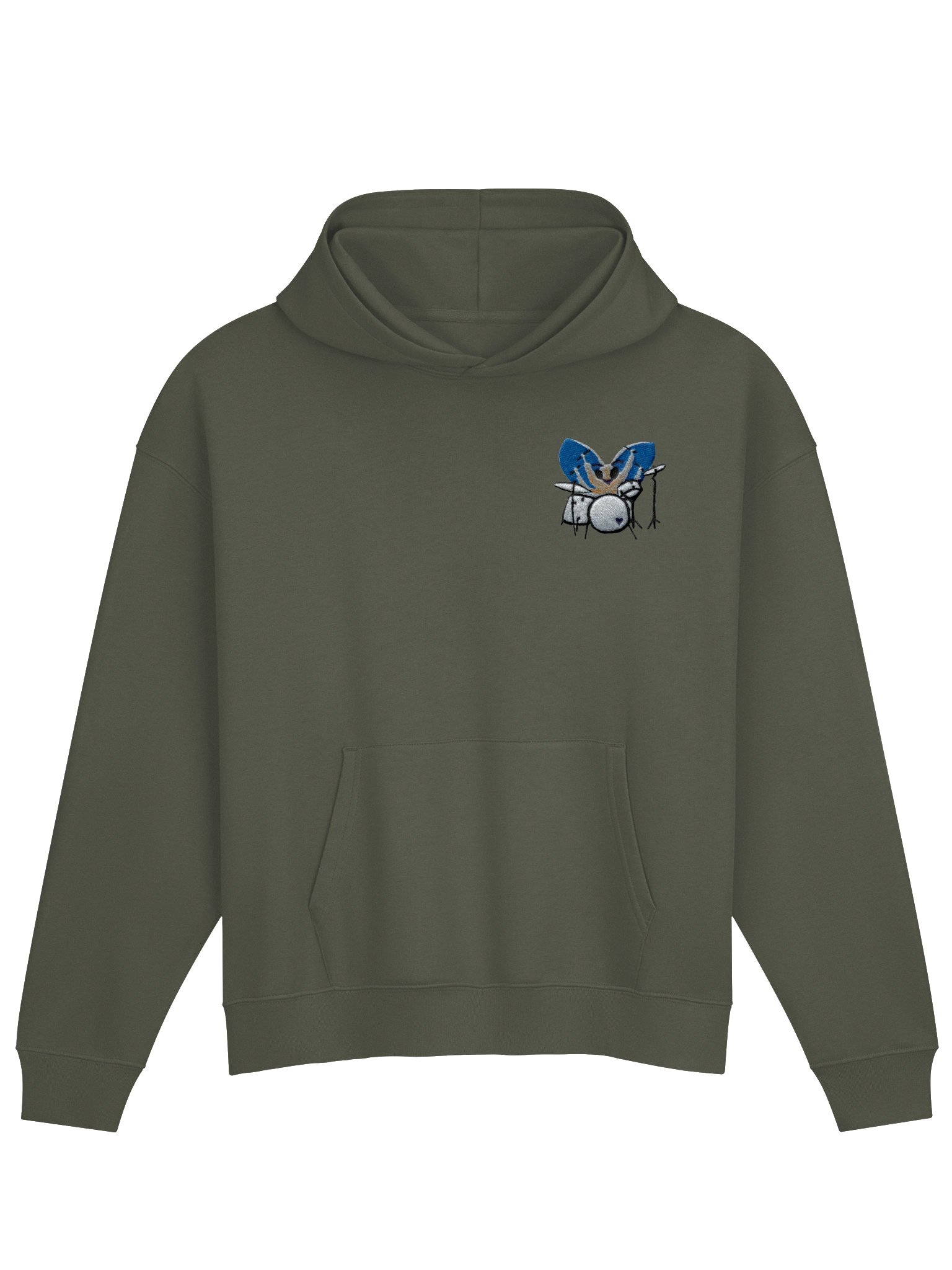 Bug Band Drummer Embroidered Hoodie product image (13)