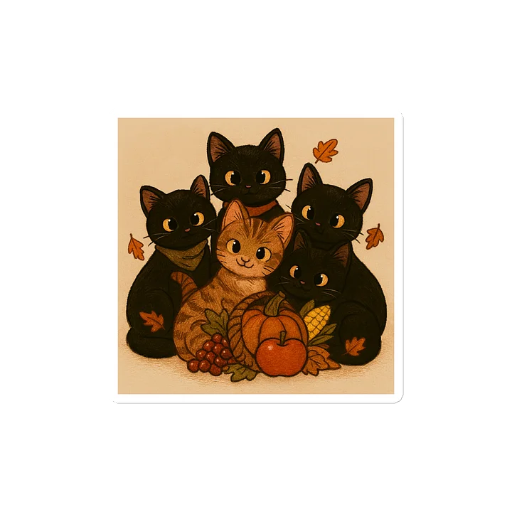 Cat brigade Fall Die-Cut Magnets product image (2)