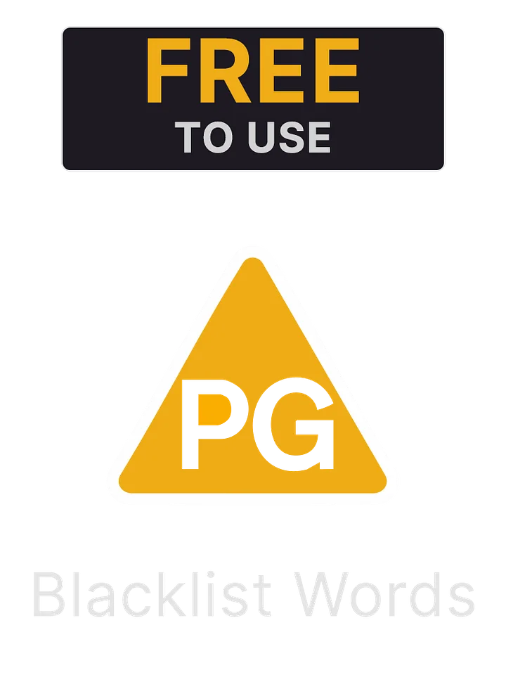 Blacklist Word List product image (1)