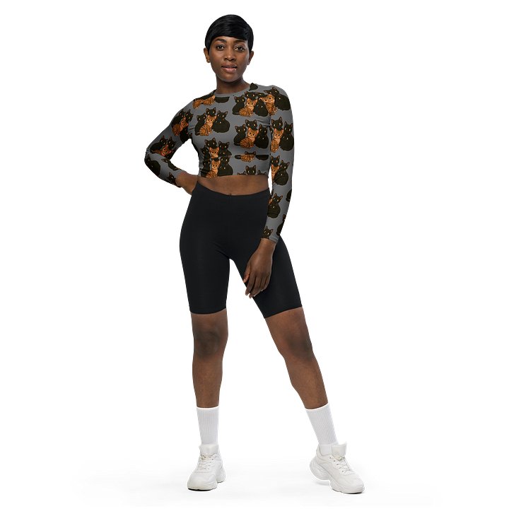 Cat brigade All-Over Print Crop Top product image (1)