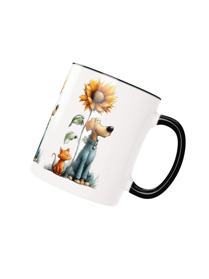 Sunflower Dog and Cat Coffee Mug product image (13)