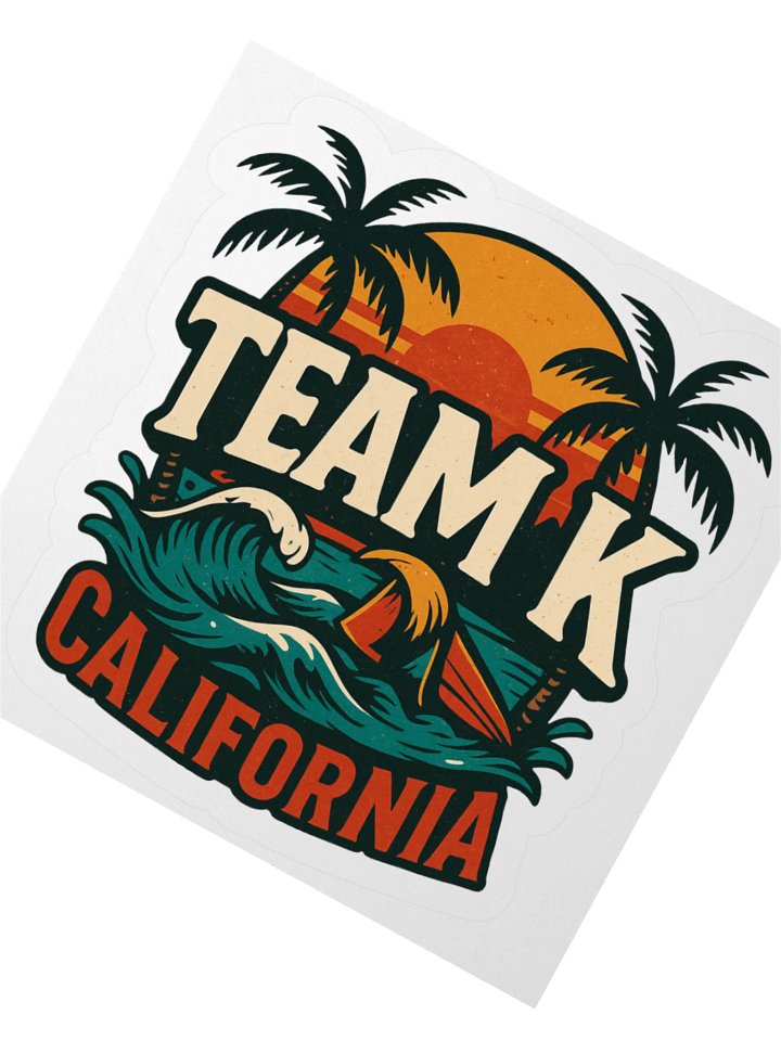 TEAM K CALIFORNIA STICKERS product image (2)