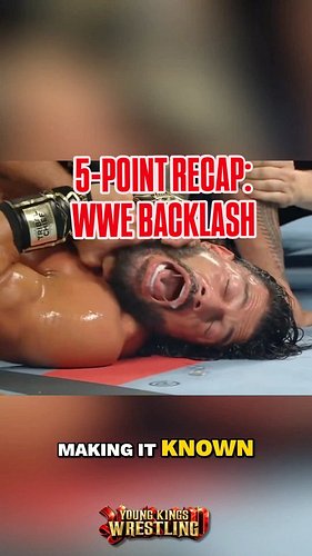 👑 King Riq’s 5️⃣-Point Recap: WWE Backlash 2026 👑

5. Bron Breakker is this generation's Batista 🐶

4. Sami Zayn is frontrunn...