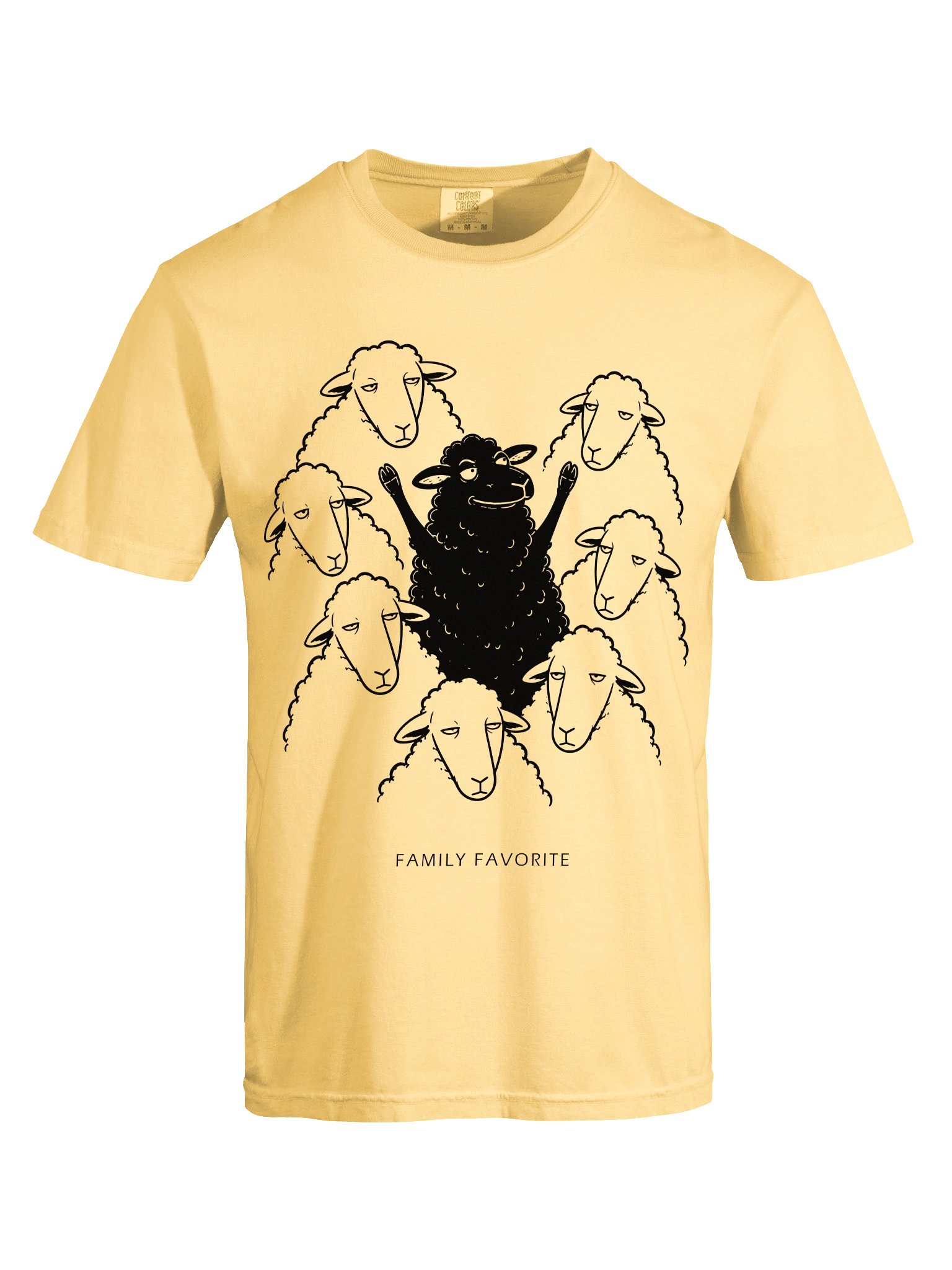 Family Favorite Black Sheep Heavyweight Graphic Tee product image (5)