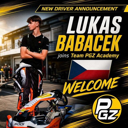 Announcement 📣 
Lugas Babacek joins PGZ. Let’s see if we can deal with Czech kart kid 🫥🫥🫥🫥🫥

Welcome chap! 👊🏼