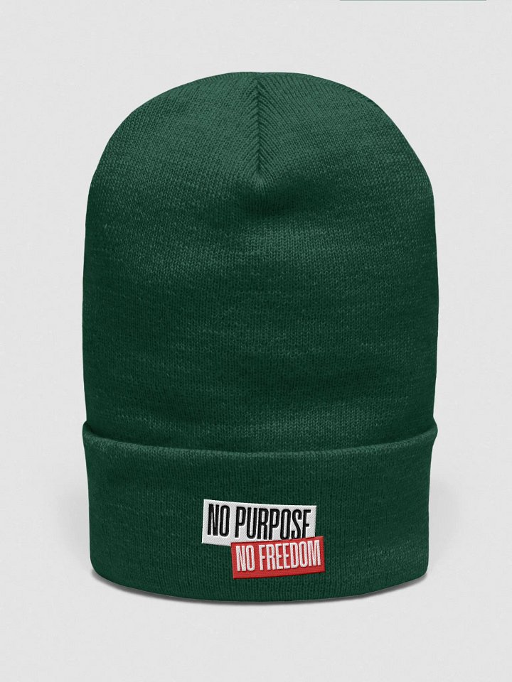 Rebel Spirit Cuffed Beanie | No purpose no freedom product image (2)