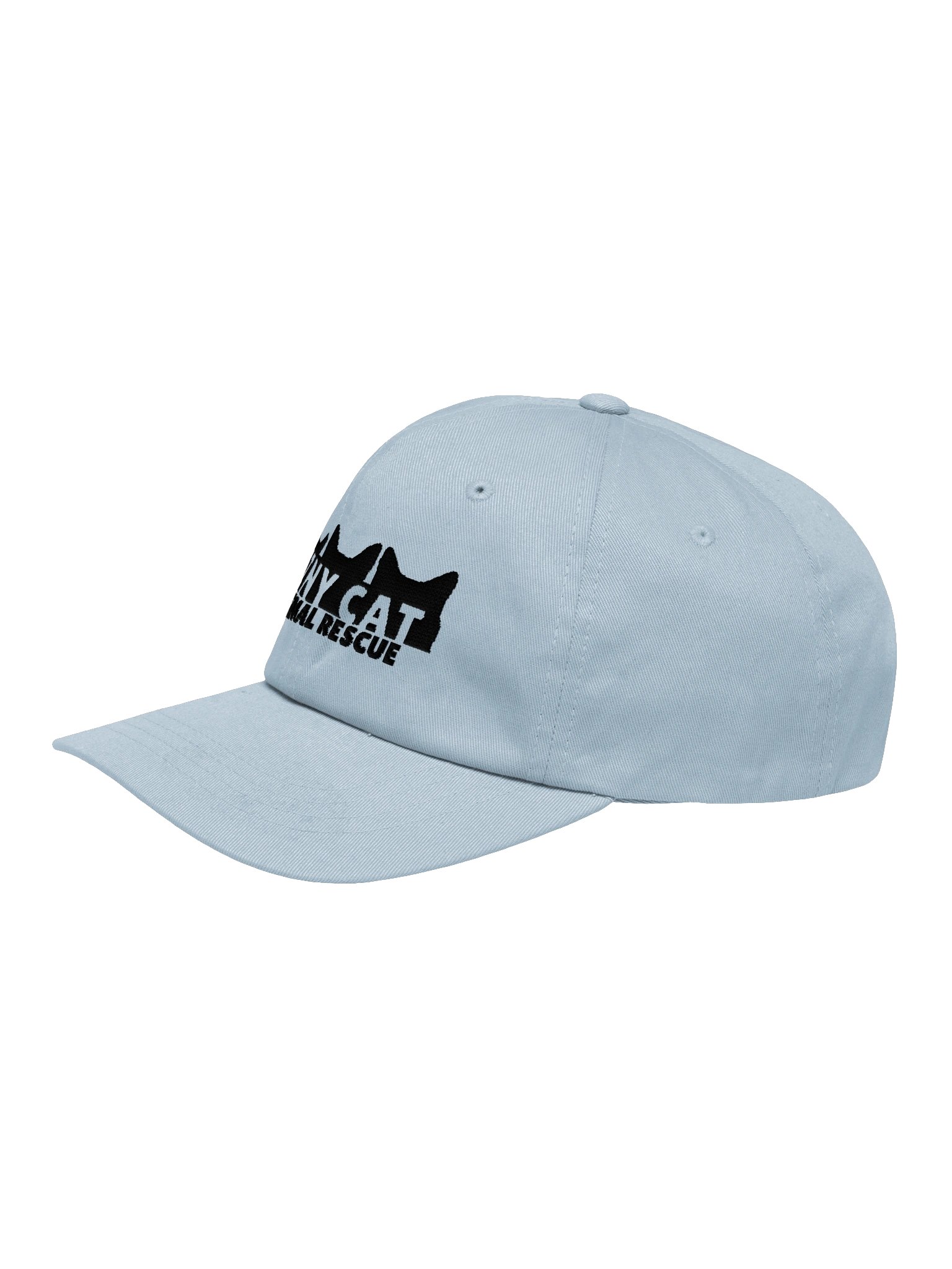 Tiny Cat Embroidered Hat (Black Logo) product image (3)