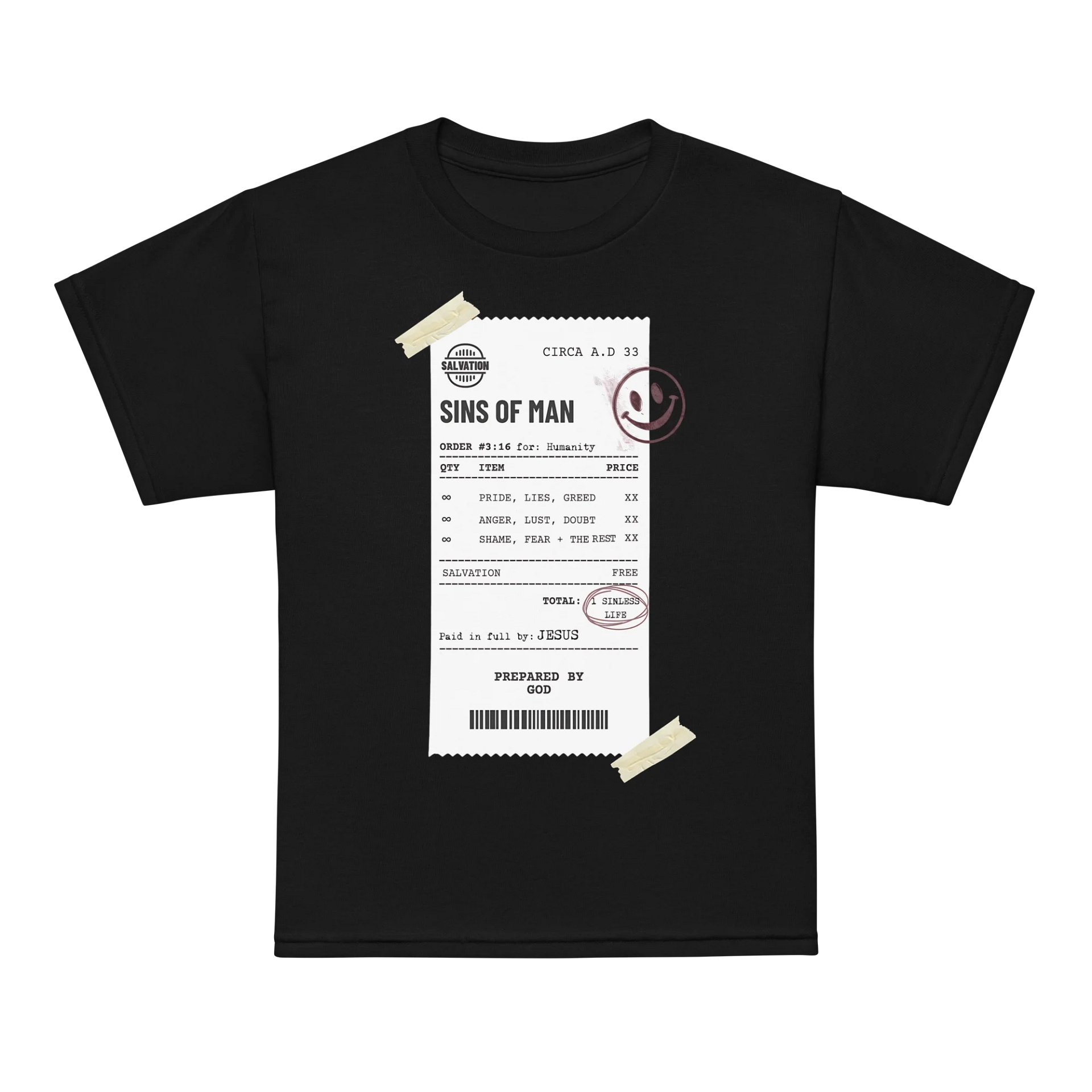 YHWH Kids Tee - "Paid in Full" product image (4)