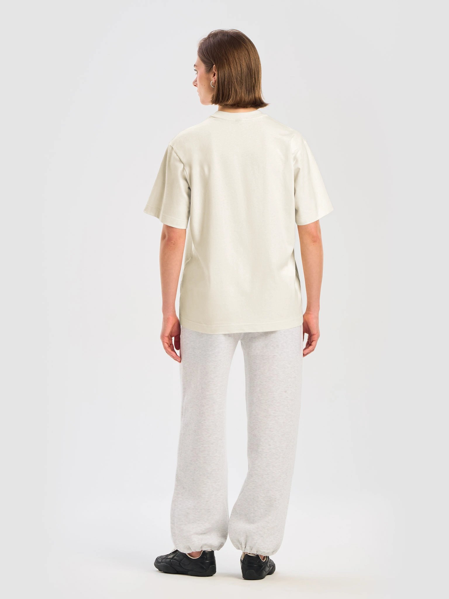 Abstract Bird Brushstroke // Box T-Shirt White product image (8)