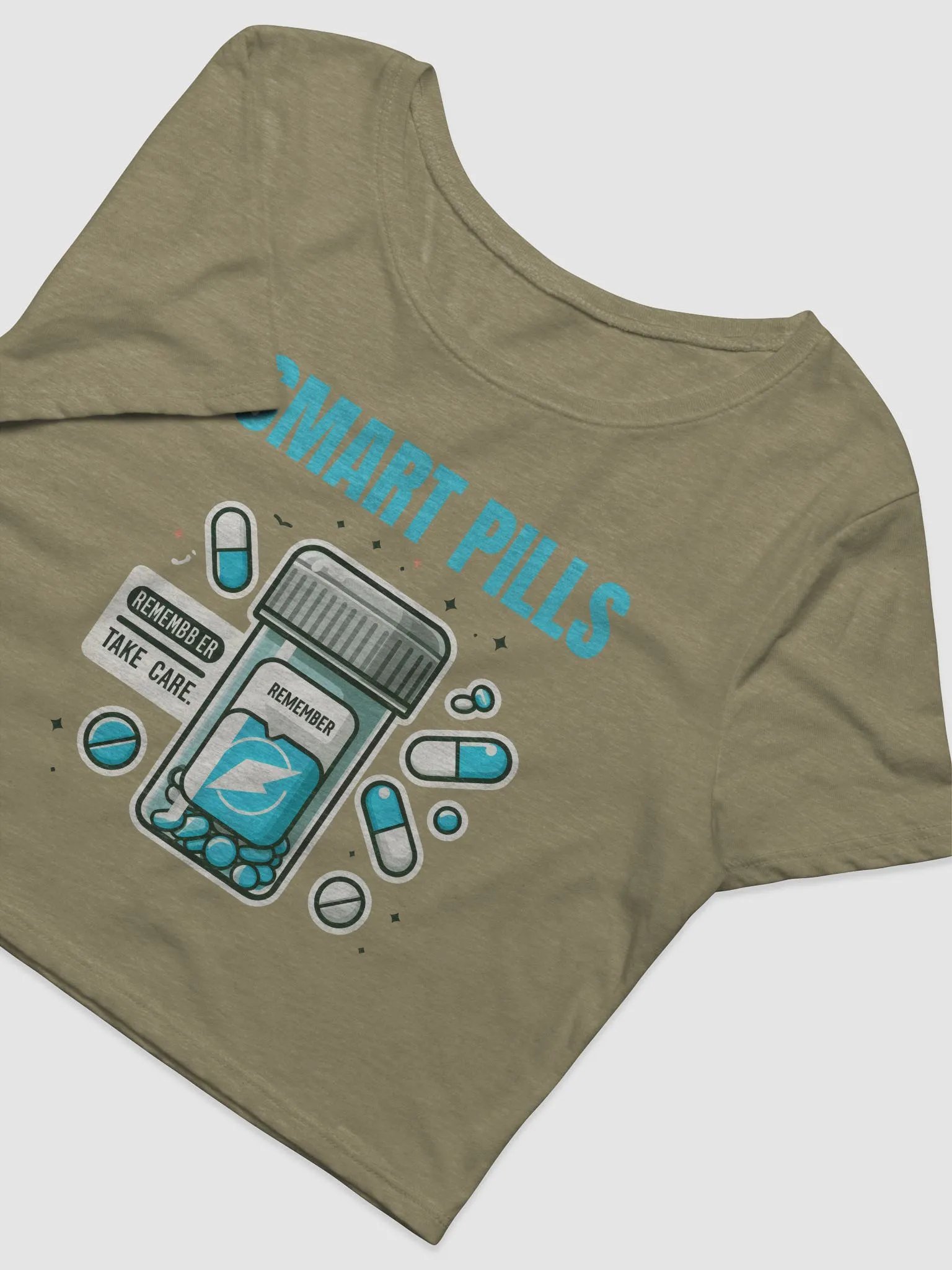 Memory Boost Smart Pills Crop Tee product image (5)