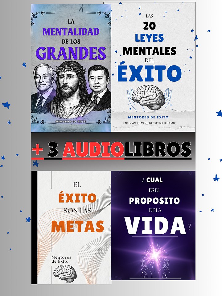 PACK: 4 Libros + 3 Audiolibros🎧 (7 Productos) product image (1)