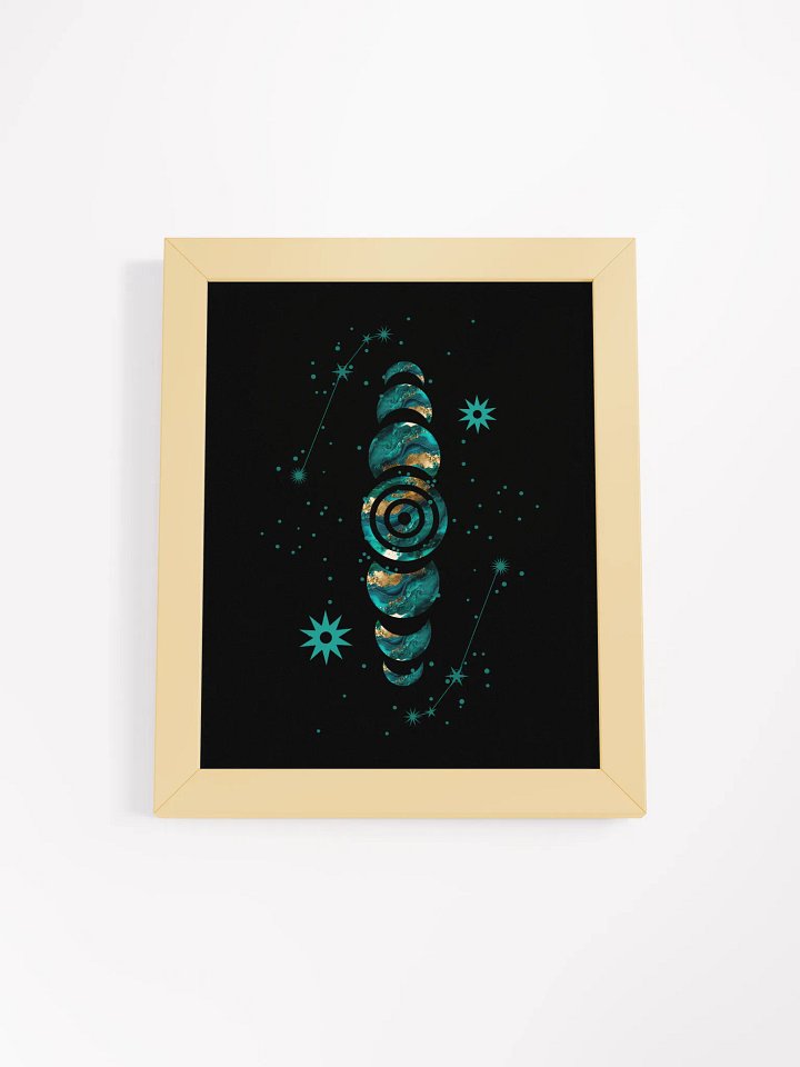 Emerald Lunar Phase Nox Poster product image (3)