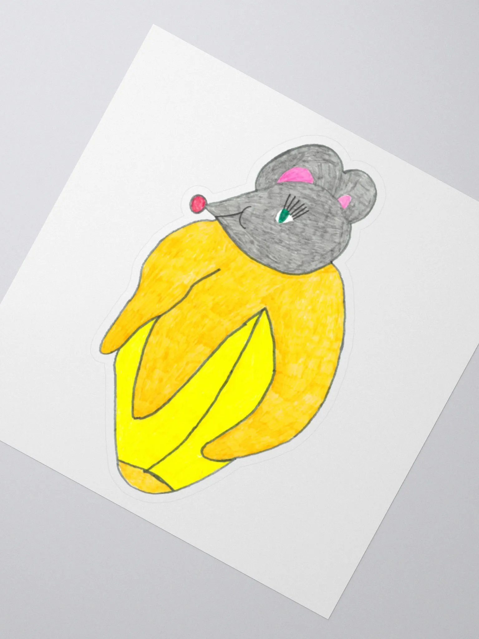 Banana mouse sticker product image (2)