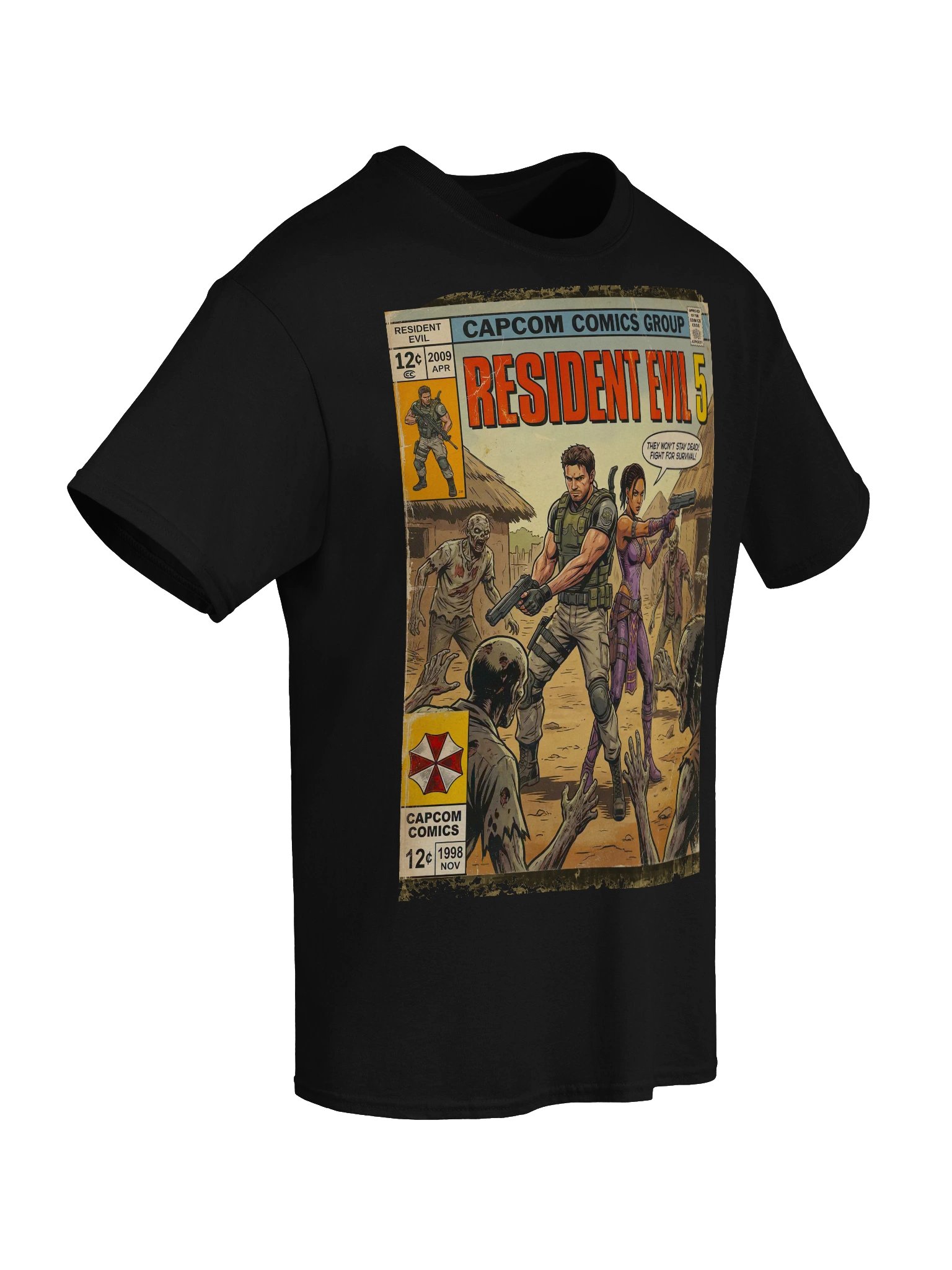 Resident Evil 5 Comic Art T-Shirt product image (6)