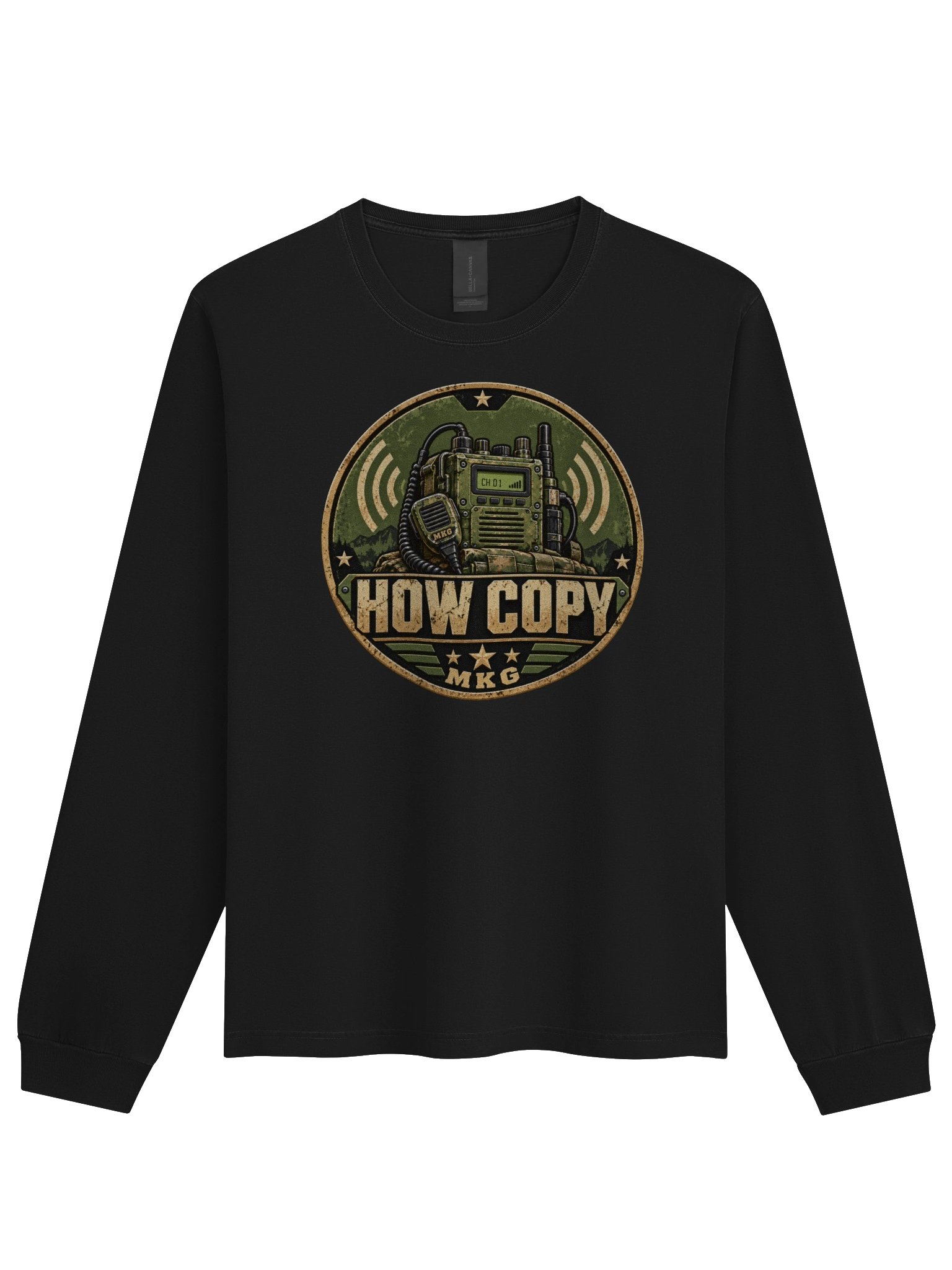 New Limited Addition "How Copy" Heavy Duty "Long Sleeve" T-Shirt product image (1)