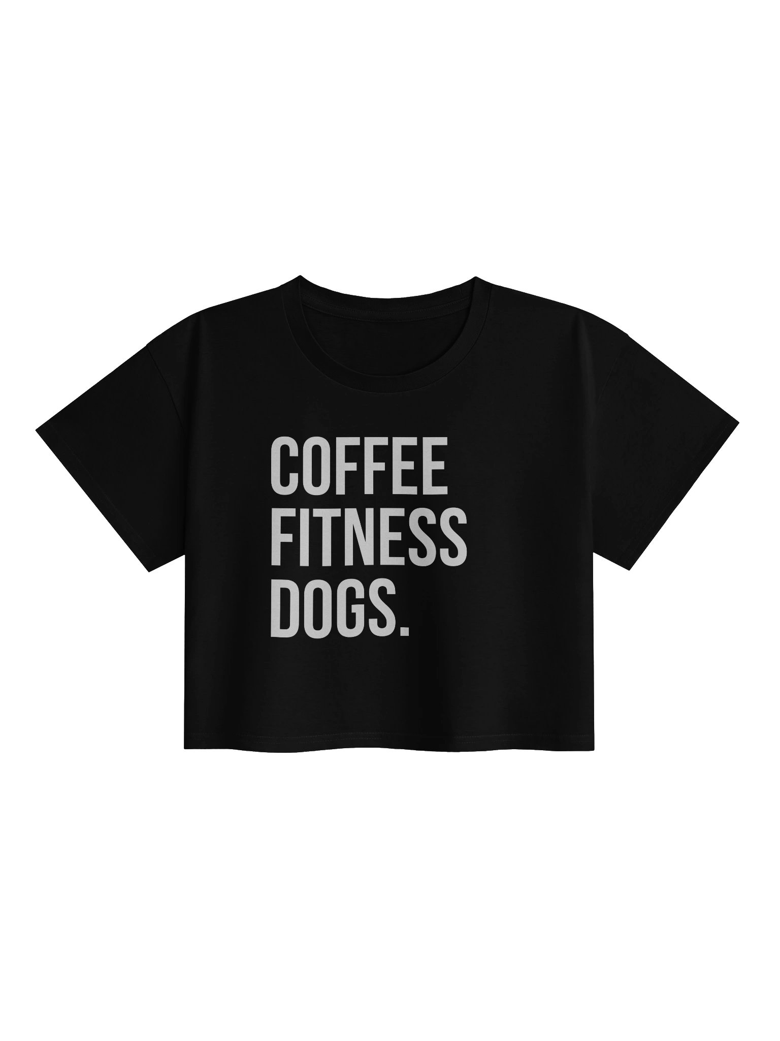 COFFE FITNESS DOGS Crop Top product image (5)