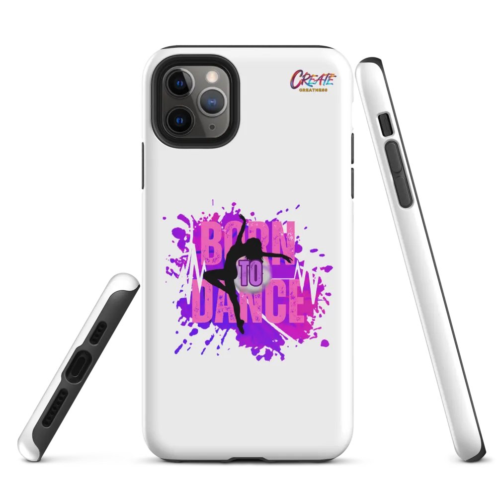 Soundwave Born to Dance Her Silhouette iPhone® Tough Case product image (1)