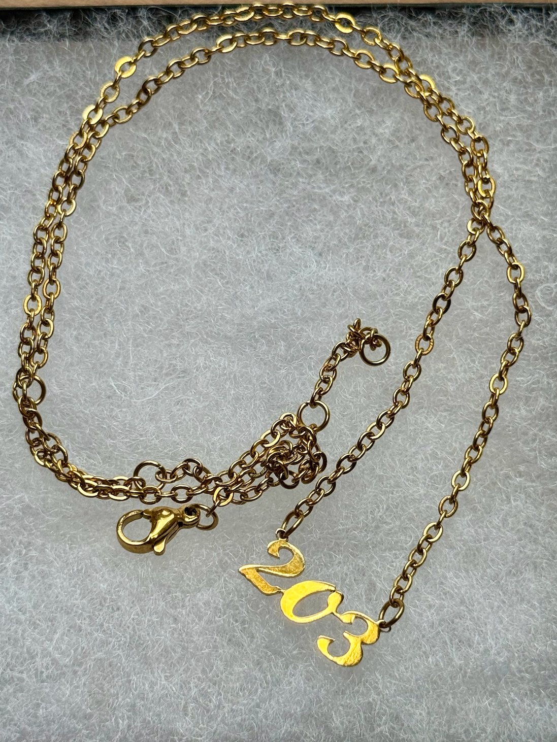 Connecticut Area Code Necklace product image (3)