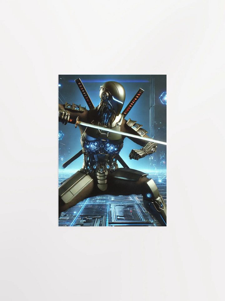 Futuristic Samurai Warrior Poster product image (13)