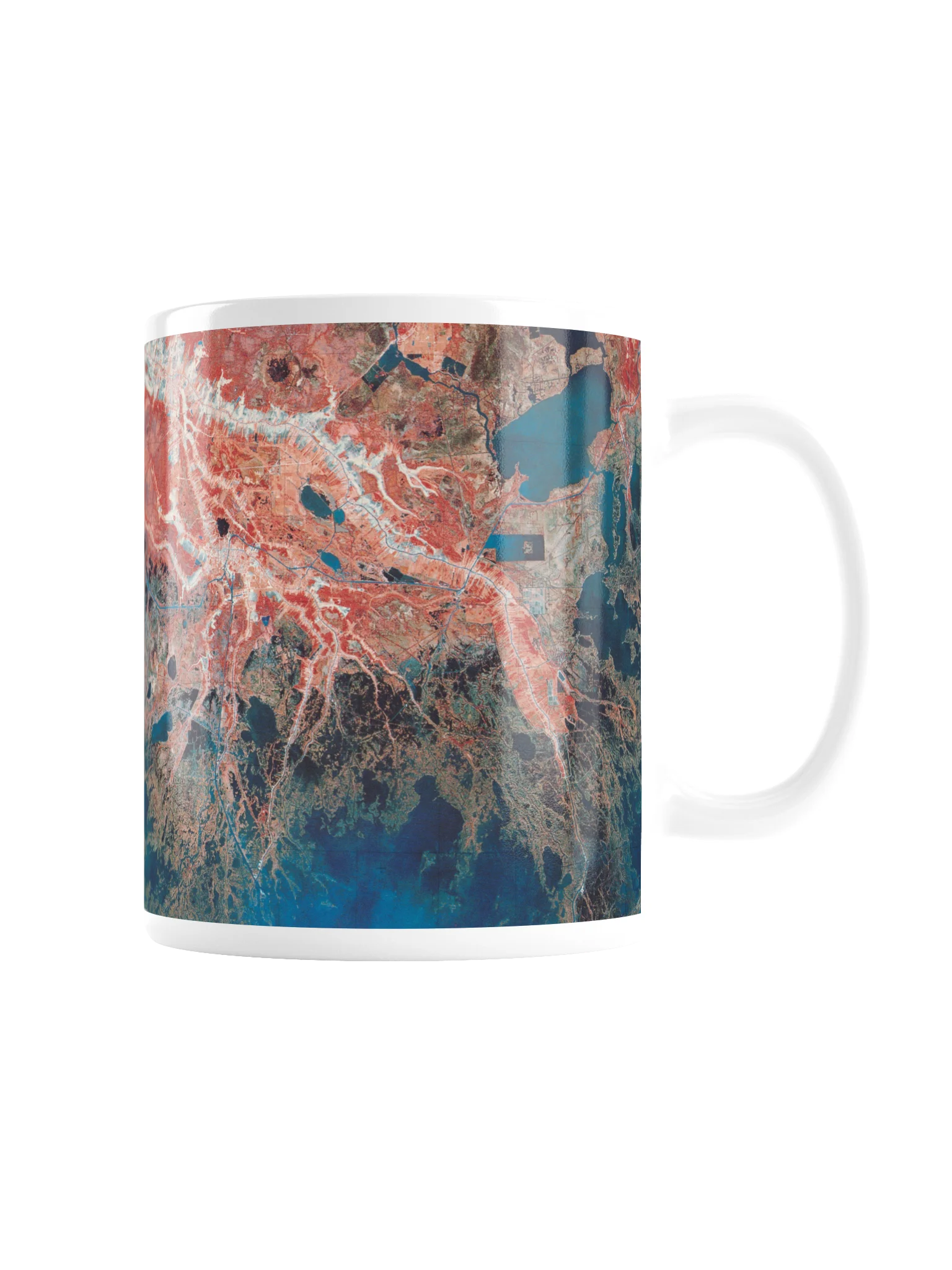 A Coastal Atlas Glossy Mug product image (3)