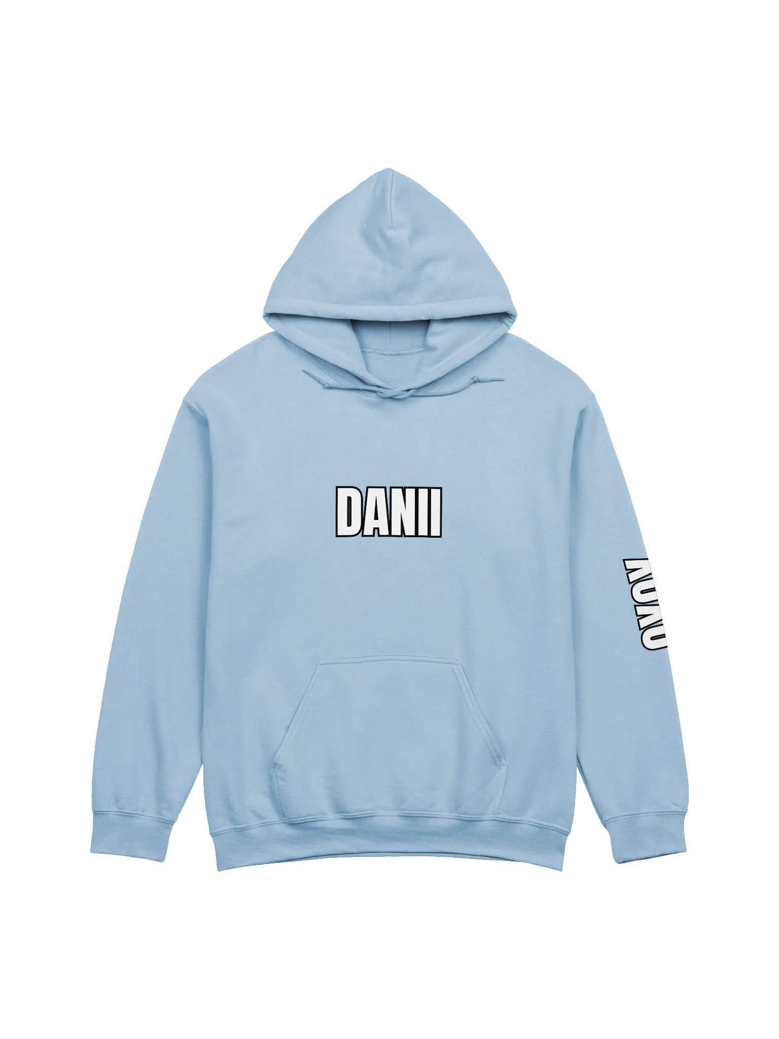 DANII XOXO BLUE HOODIE product image (1)