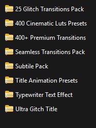 Mega Editing Pack | Transitions, LUTs, Titles & Effects product image (2)