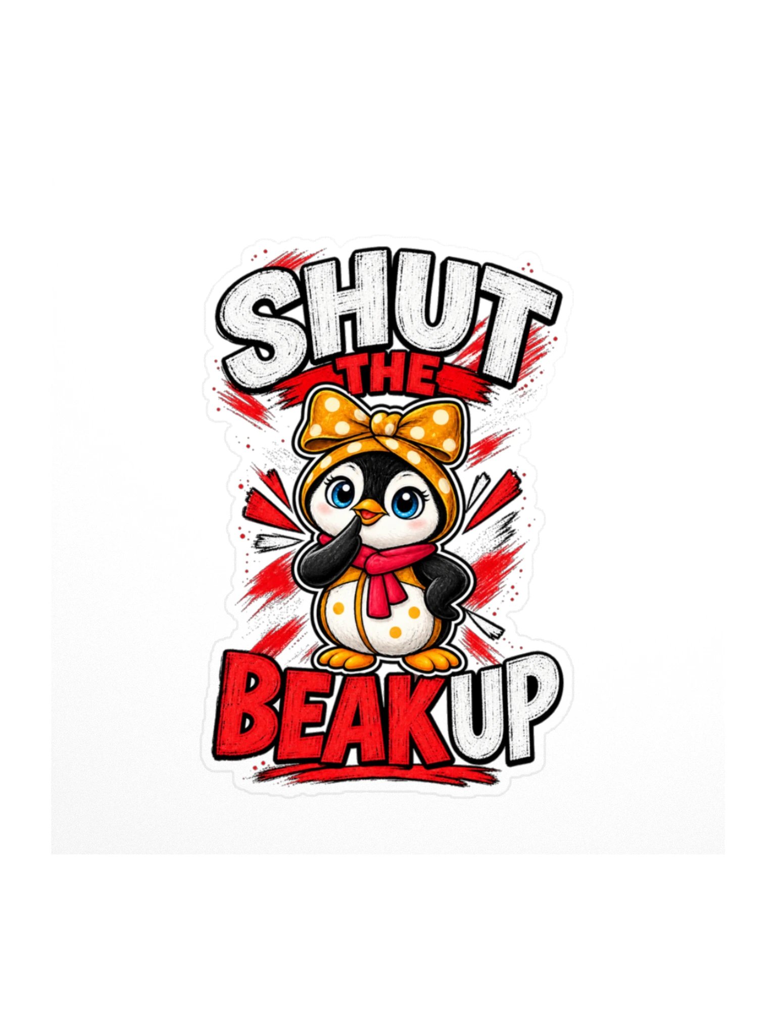 Shut The Beak Up Lulu Sticker product image (1)
