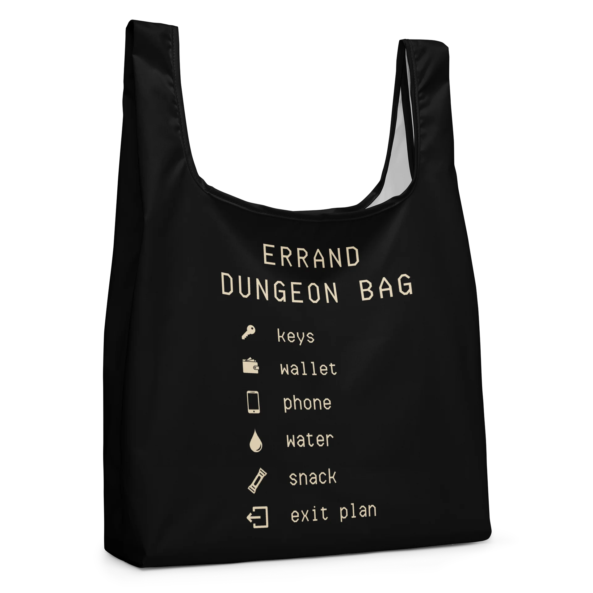Errand Dungeon Shopping Bag | Reusable Chronic Illness Errand Bag product image (4)