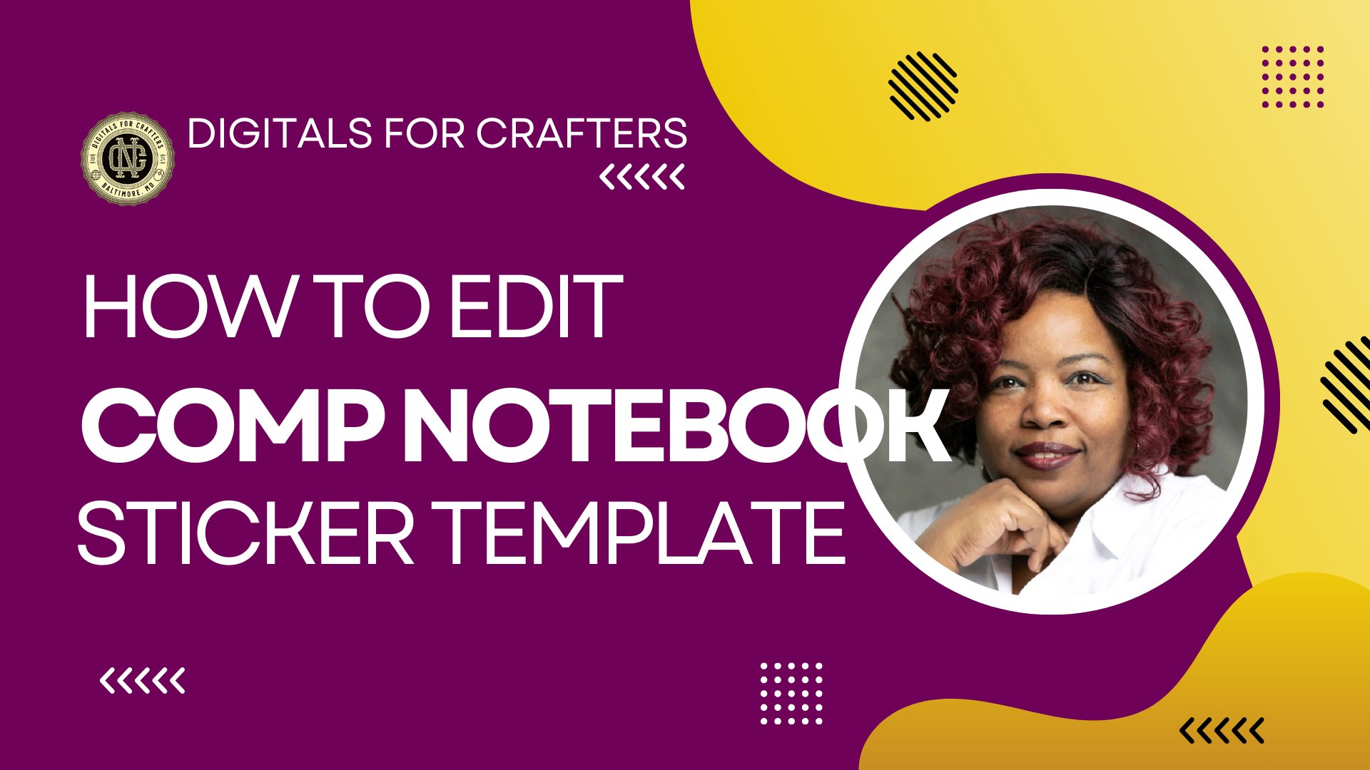 Editable Template - Composition Notebook Cover product image (4)
