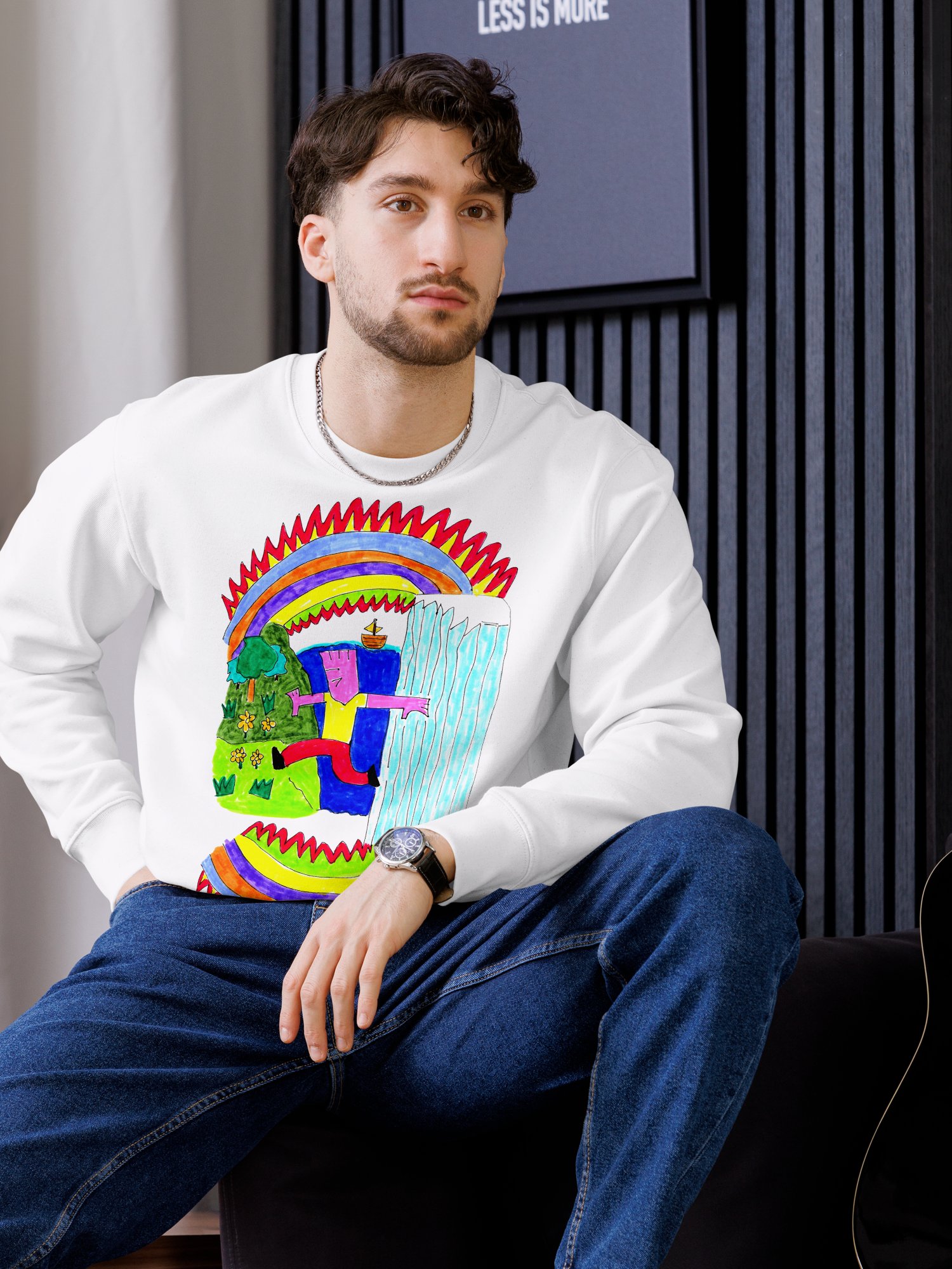 Abstract Lands Beyond Unisex Eco Sweatshirt product image (33)