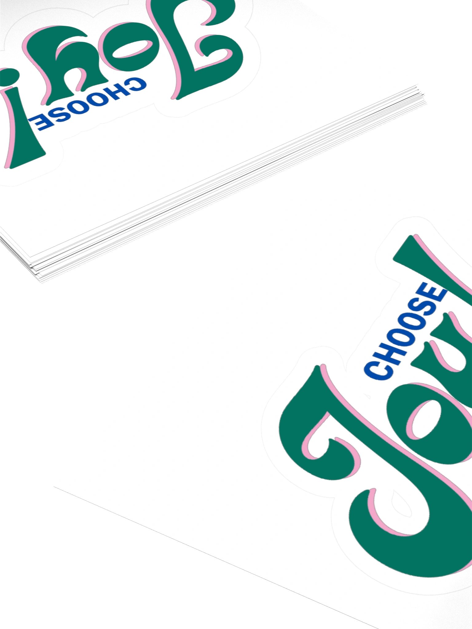 Choose Joy! Colorful Kiss Cut Sticker product image (7)
