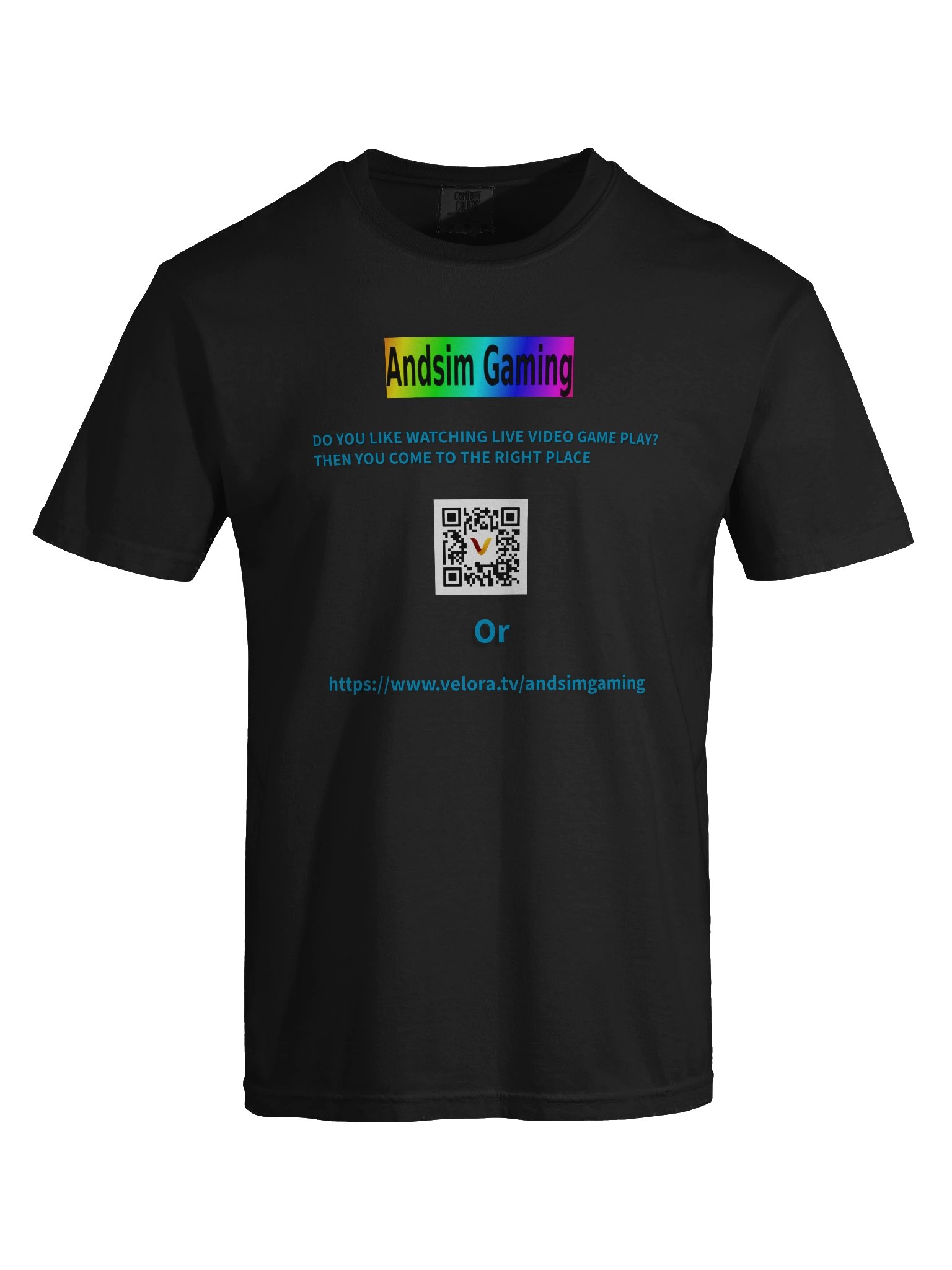 V Andsim gaming tshirt product image (5)