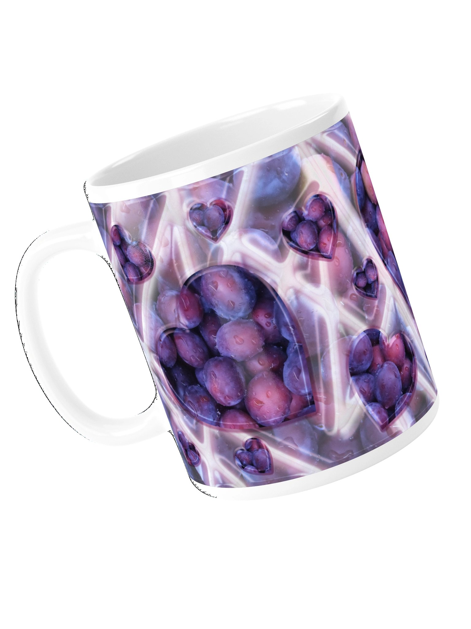 Real Plums Mug with Glassy Hearts product image (5)