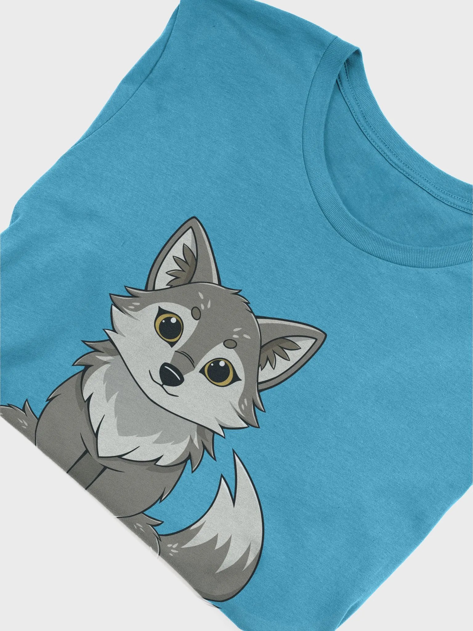 Cute Fuzzy Wolf Tee product image (49)