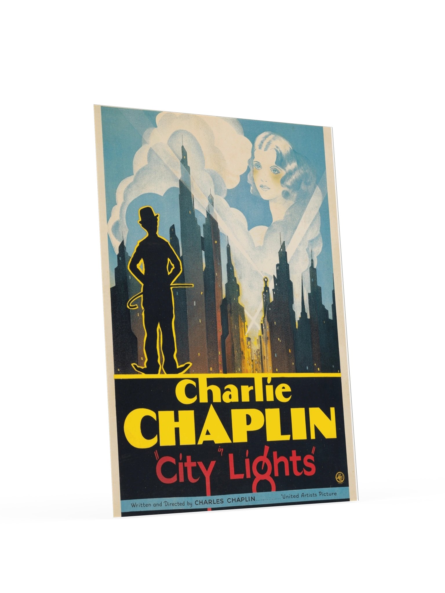 City Lights (1931) – Charlie Chaplin Vintage Movie Poster product image (8)
