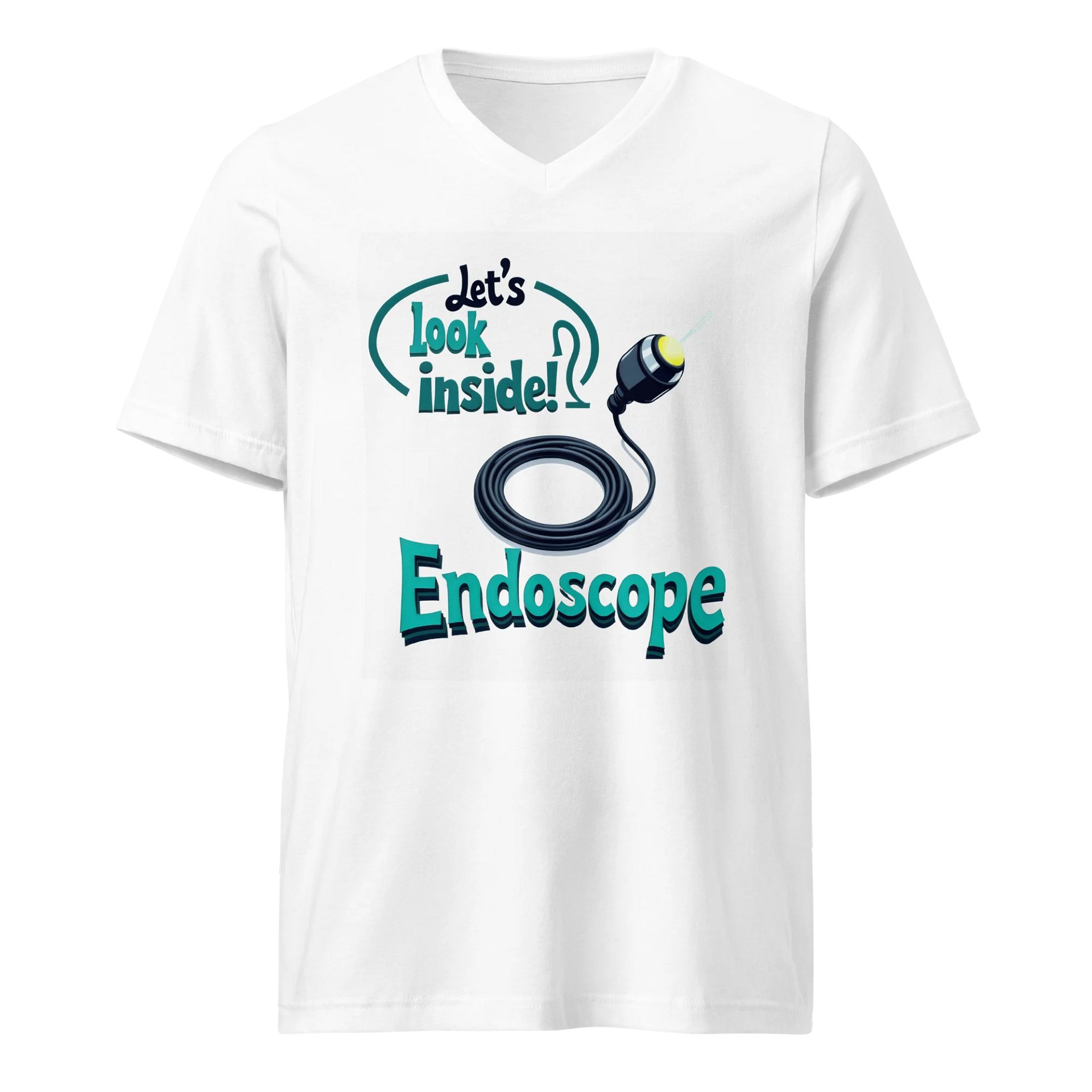 Explore Within: Endoscope Illustrated V-Neck Tee product image (1)