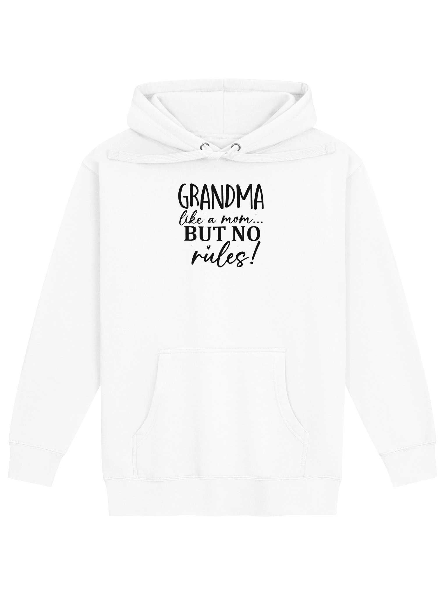 Grandma like a mom but no rules Unisex Hoodie product image (1)