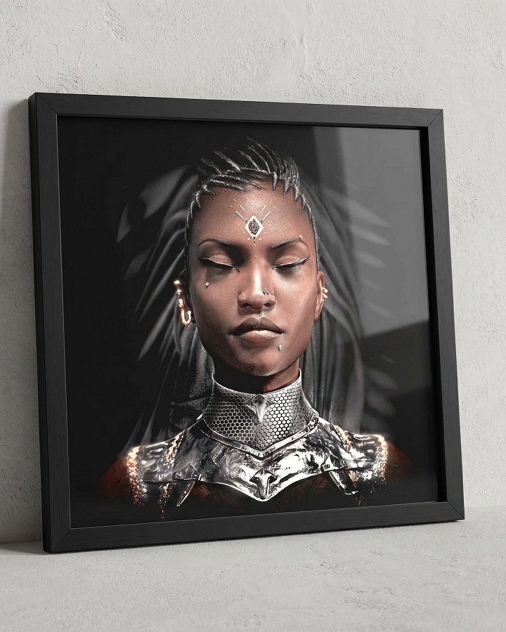 Queen Amanikhatashan · Framed High-Quality Matte Poster product image (1)