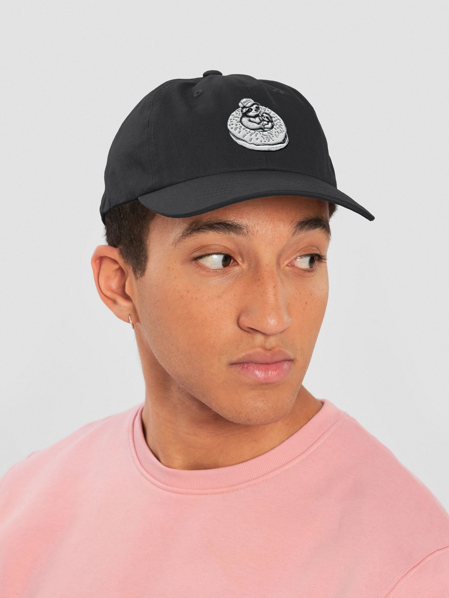 Donut Buddies Sloths Embroidered Low Profile Cap product image (27)