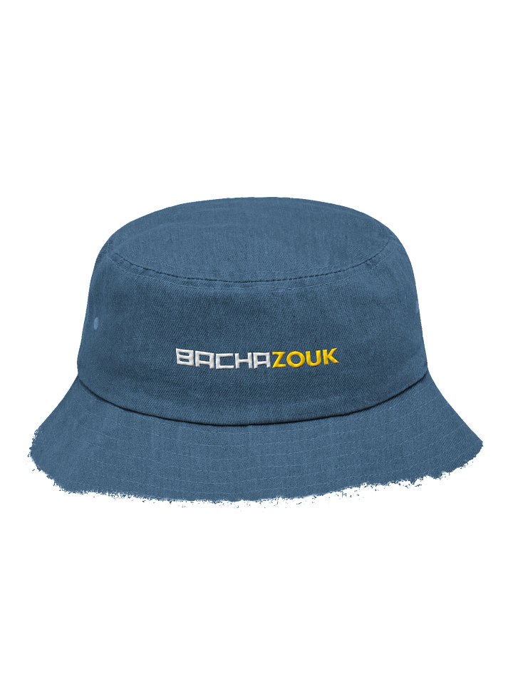 BachaZouk Denim Bucket Hat - Yellow product image (2)